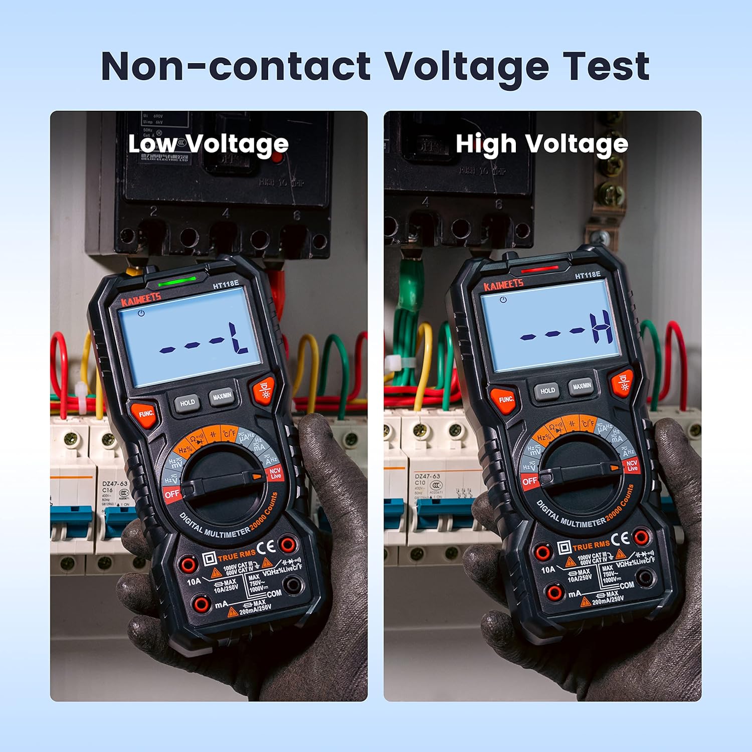 Thumbnail 4 de KAIWEETS HT118E multimetro 20000 conteggi 🛠
