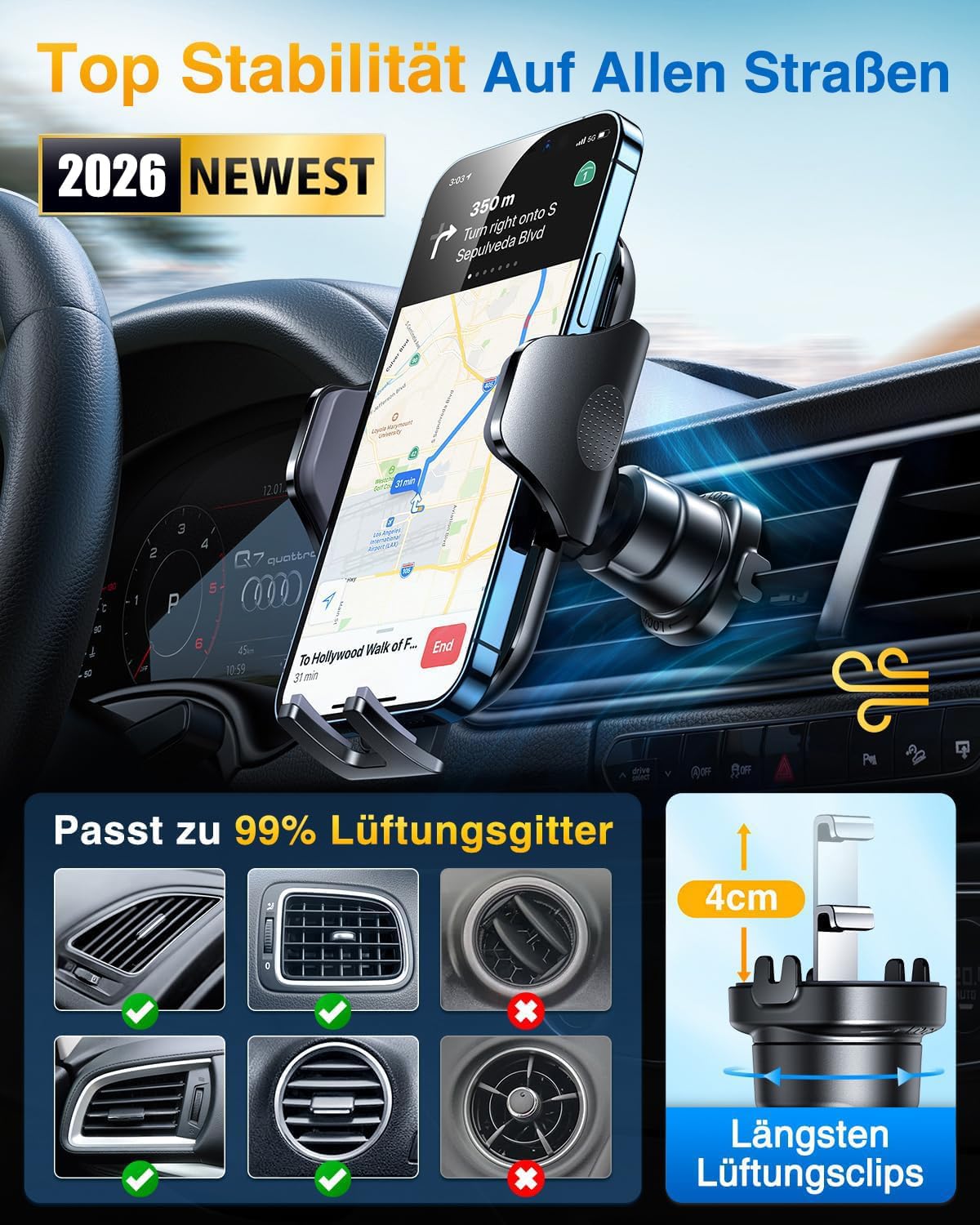Thumbnail 6 de VANMASS 2026 Upgrade Handyhalterung 360°