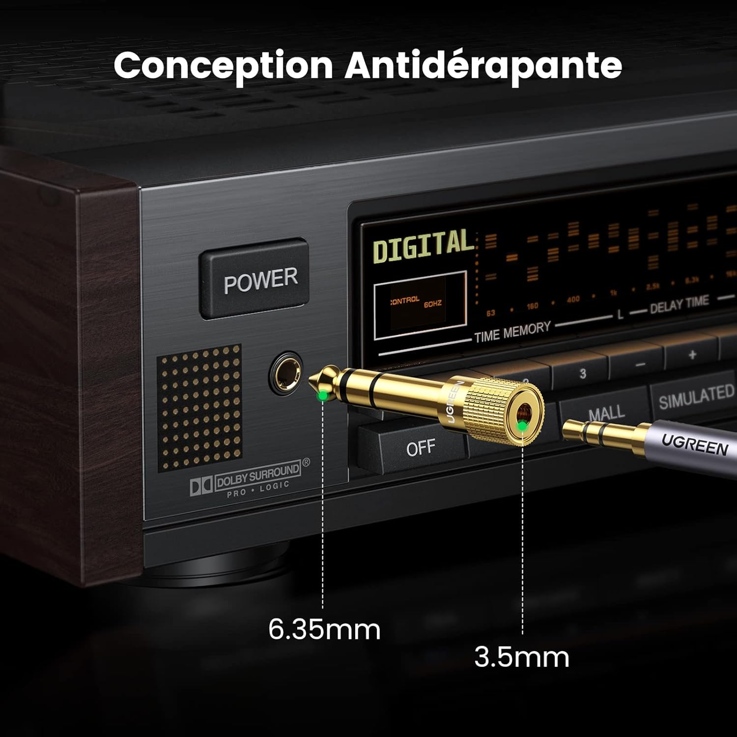 Thumbnail 4 de UGREEN Lot de 2 Adaptateurs Jack 6,35 mm ⚙