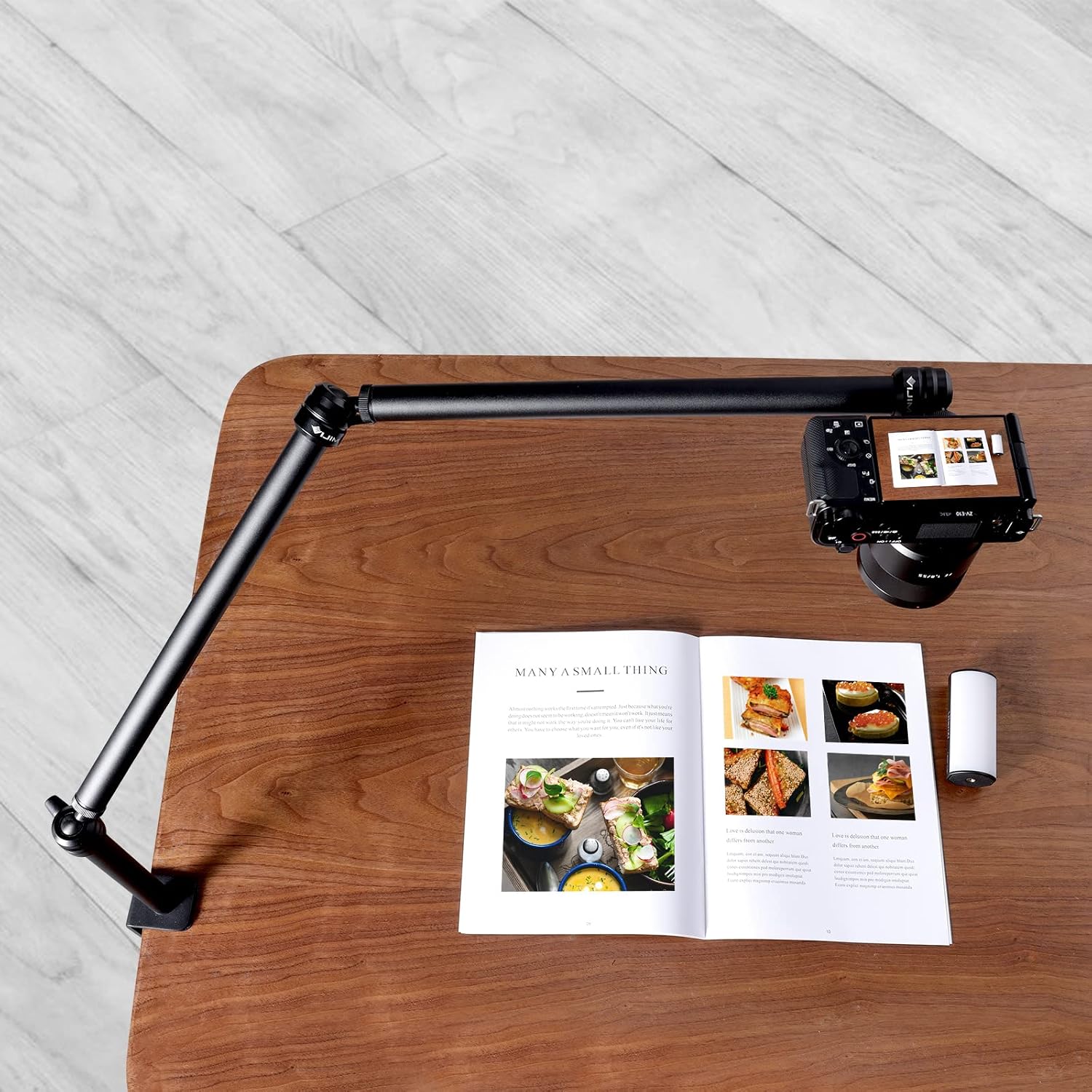 Thumbnail 4 de ULANZI LS08 Overhead Camera Mount: 3-Section Desk Arm for Camera, Microphone and More