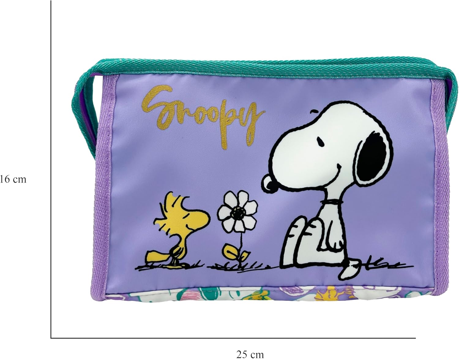 Detalle de CyP Brands-Snoopy Trousse de Toilette Violet – Produit Officiel