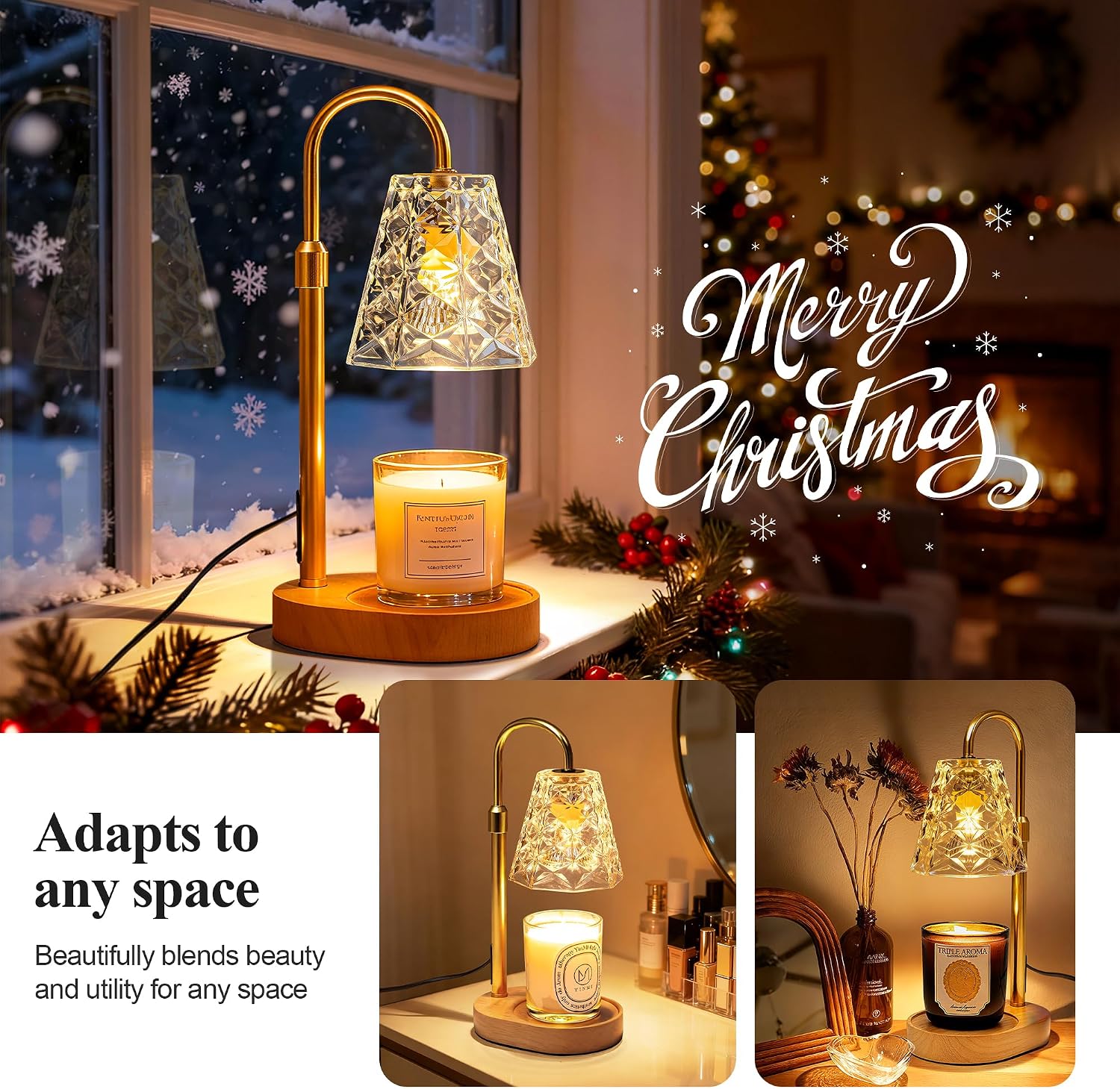 Thumbnail 6 de ESUNYD Candle Warmer Lamp with Timer, Adjustable Height and Brightness