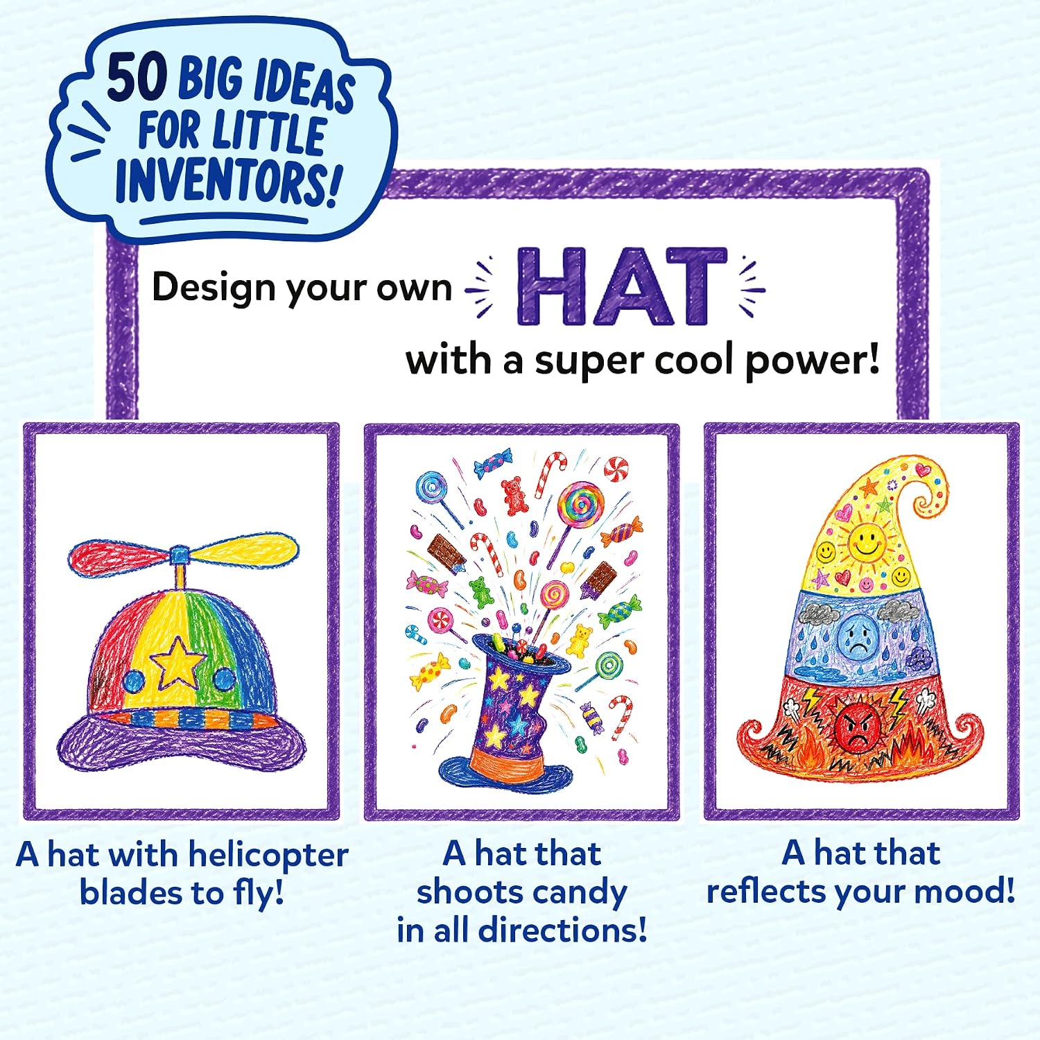 Detalle 1 de Skillmatics Invention Drawing Activity Book, 8.8 × 6.5 in