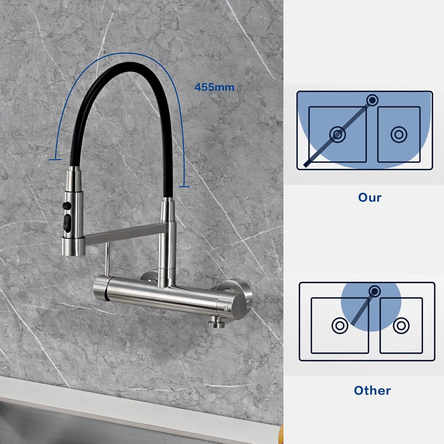 Thumbnail 4 de DETBOM Rubinetto da cucina 385 mm 🚰