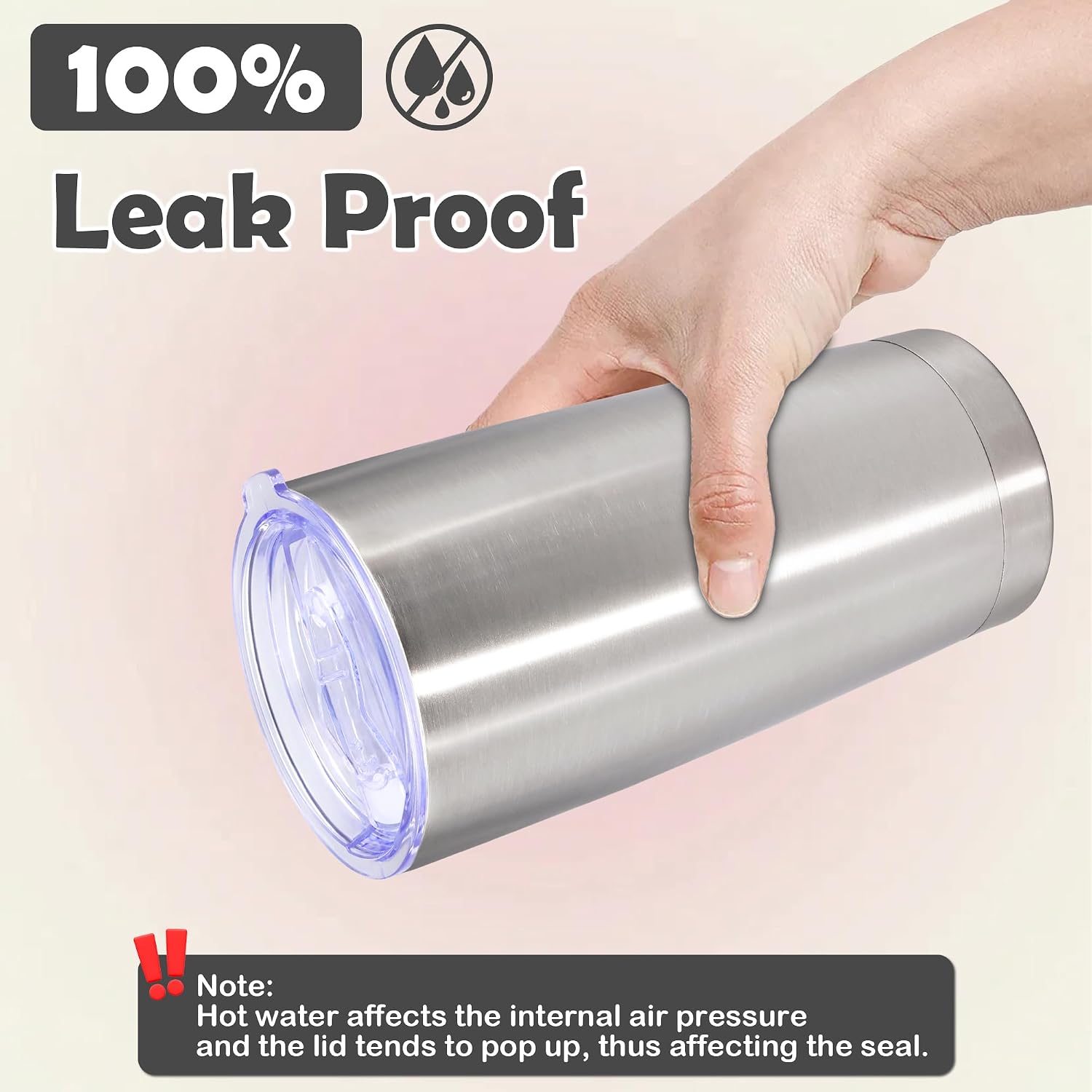 Thumbnail 5 de 20oz Stainless Steel Travel Tumbler vacuum insulated cup 🥤