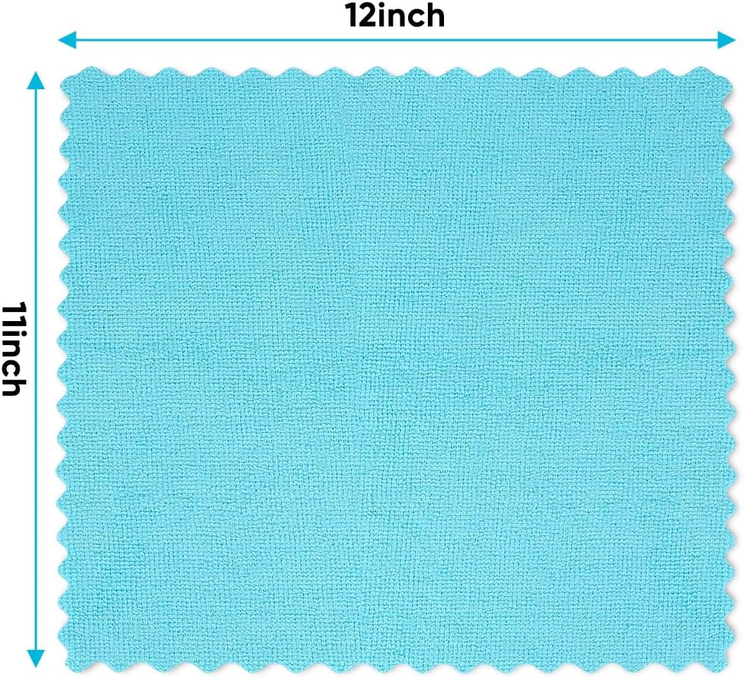 Detalle de Orighty Microfiber Cleaning Cloth, 24-Pack Highly Absorbent Lint-Free Rags (12x11 inch)
