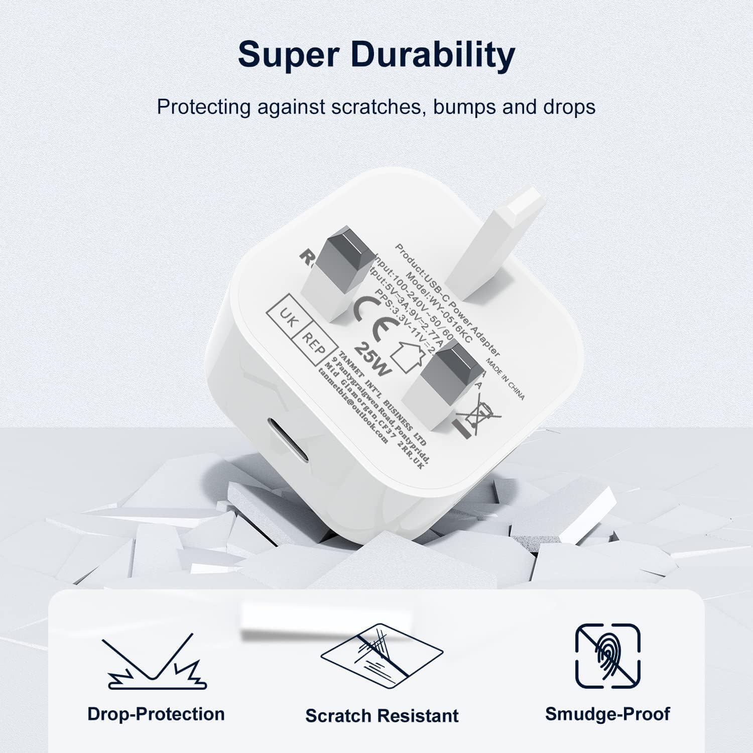 Thumbnail 2 de Samsung USB C Charger 1m cable and plug