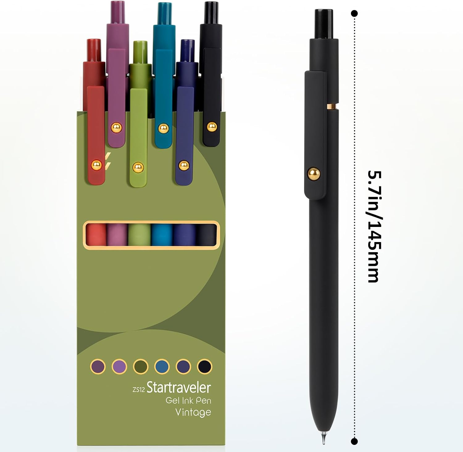 Thumbnail 6 de FIOVER Gelstifte 6er Set mit 0,7 mm Spitze