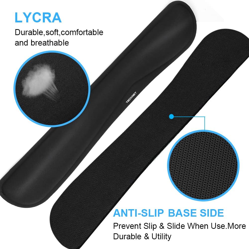 Detalle 2 de TECKNET Wrist Rest Mat keyboard and mouse pad