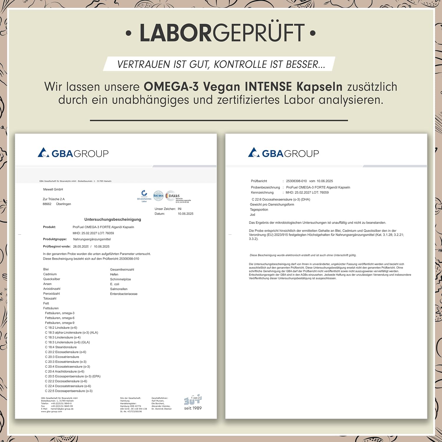 Thumbnail 4 de Omega-3 vegan INTENSE 120 Kapseln