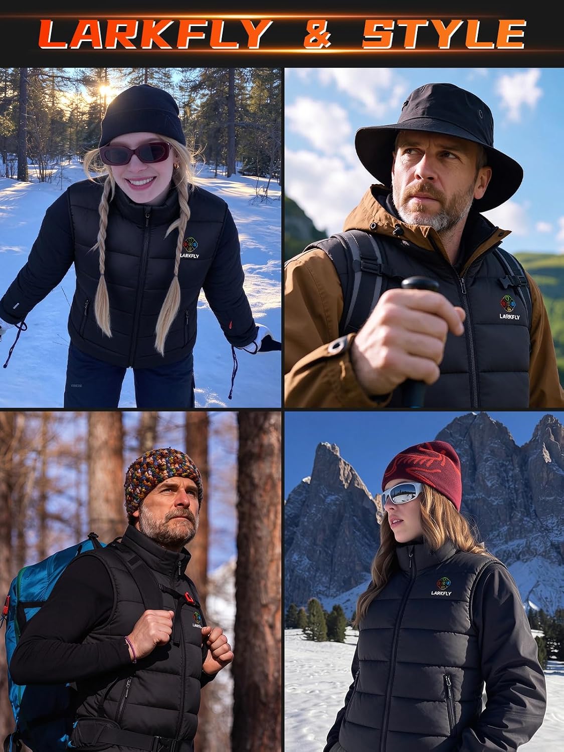 Detalle de Larkfly Heated Vest with 7.4V Battery
