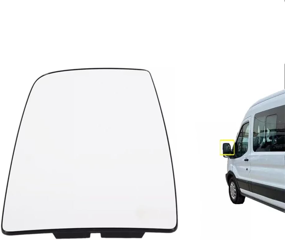 Detalle de Crozgan Heated Upper Glass for Ford Transit Mk8 Left Passenger Side (Convex) – Wing Mirror