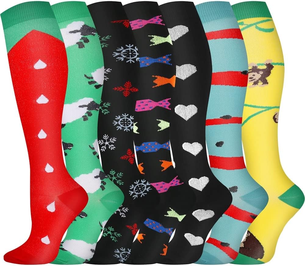 Thumbnail 6 de Pnosnesy Compression Socks (7 Pairs) for Men & Women – 15–20 mmHg