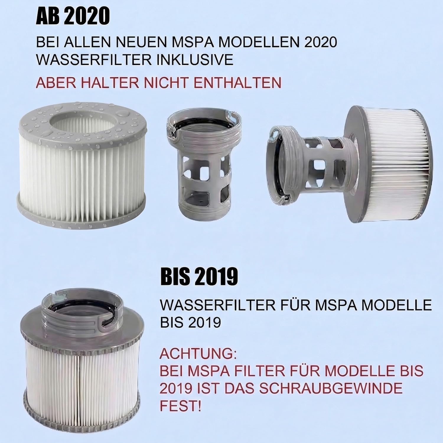 Thumbnail 3 de Dokkita 12er Set Ersatzfilter für MSPA Whirlpool-Filter-Kartuschen – kompatibel ab 2020