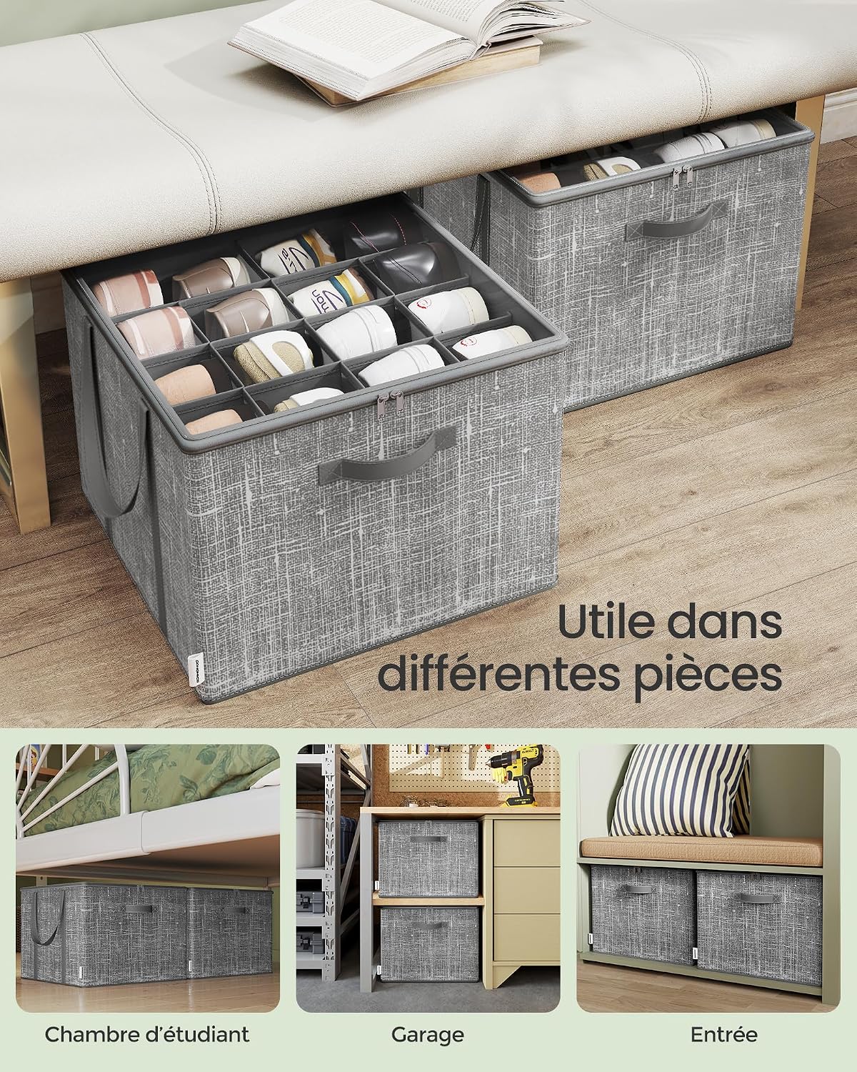 Thumbnail 3 de SONGMICS Organisateur de Chaussures 16 paires