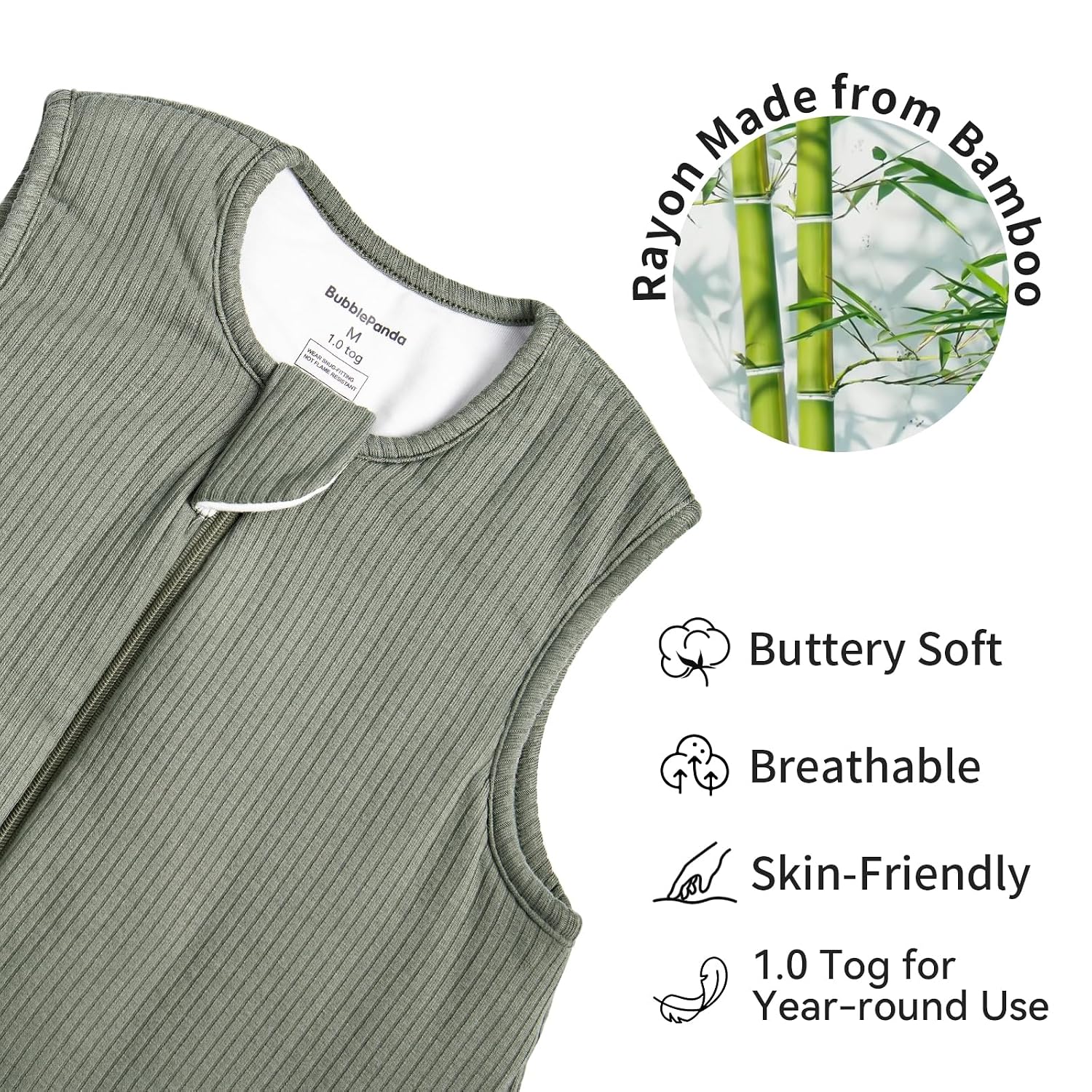 Thumbnail 1 de BubblePanda Bamboo 1.0 Tog Sleep Sack