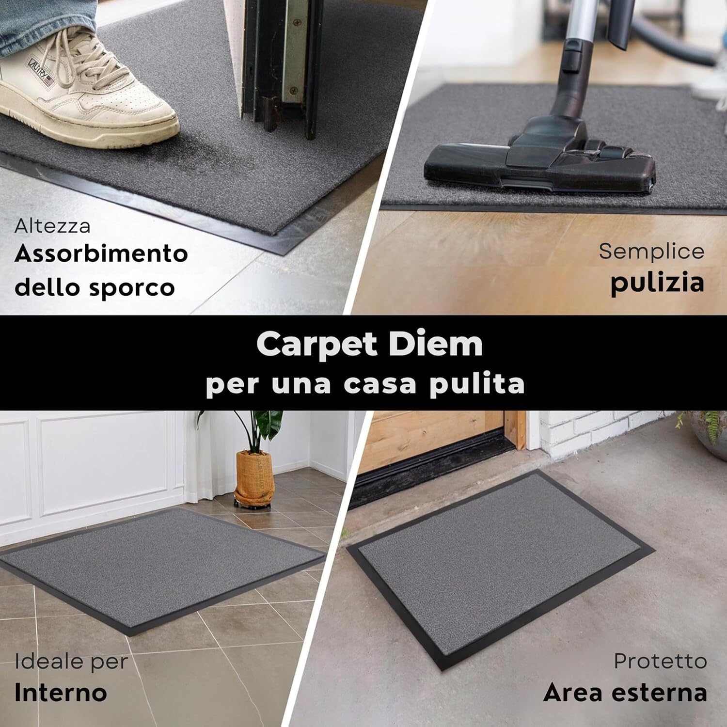 Thumbnail 2 de Carpet Diem Zerbino 40x60 Nero Antracite
