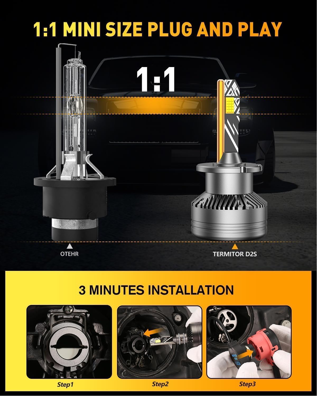 Thumbnail 1 de Termitor D2S/D2R Headlight Bulbs