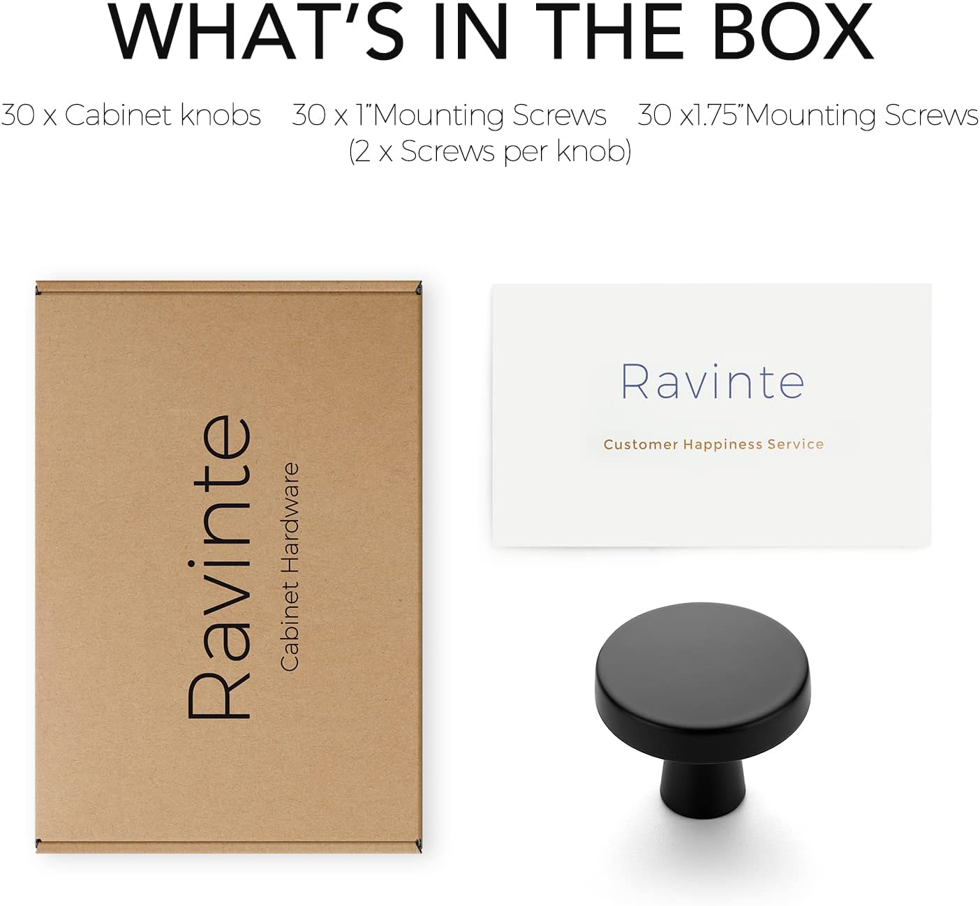 Thumbnail 6 de Ravinte cabinet knobs 1-1/4-inch