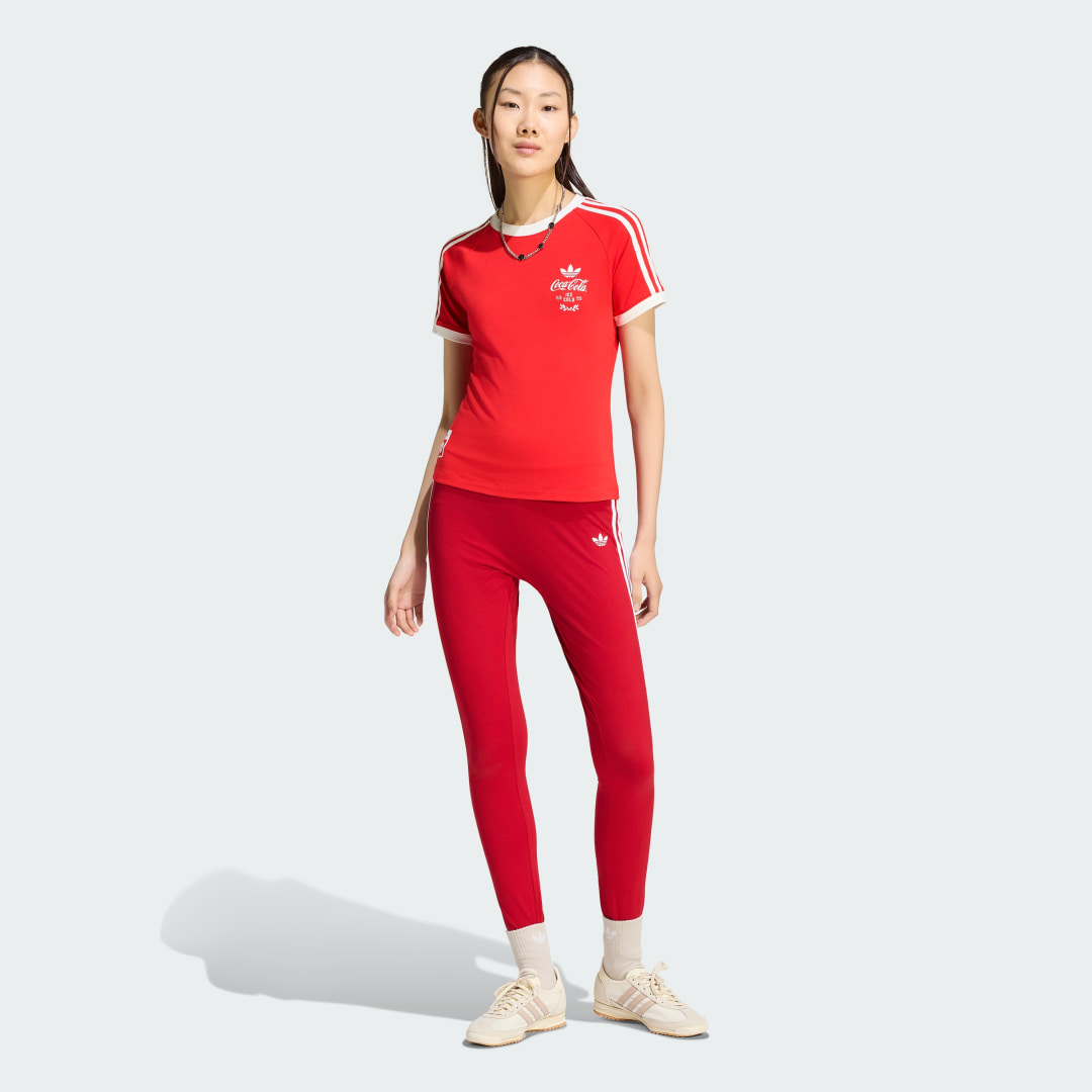 Thumbnail 3 de Camiseta Adidas x Coca-Cola 3-Stripes - Rojo