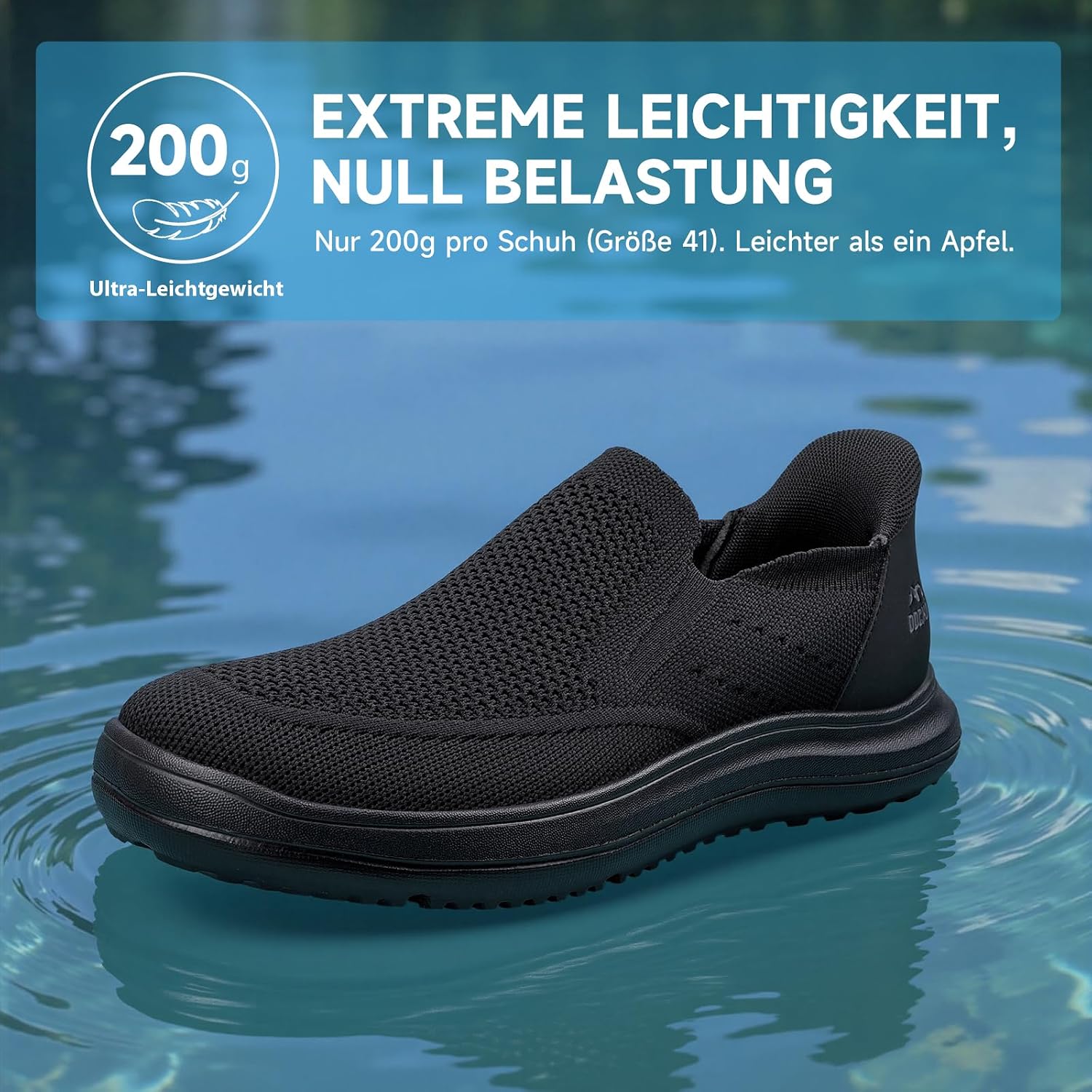 Detalle 2 de ODCKOI Slip On Sneaker Herren ohne Schnürsenkel