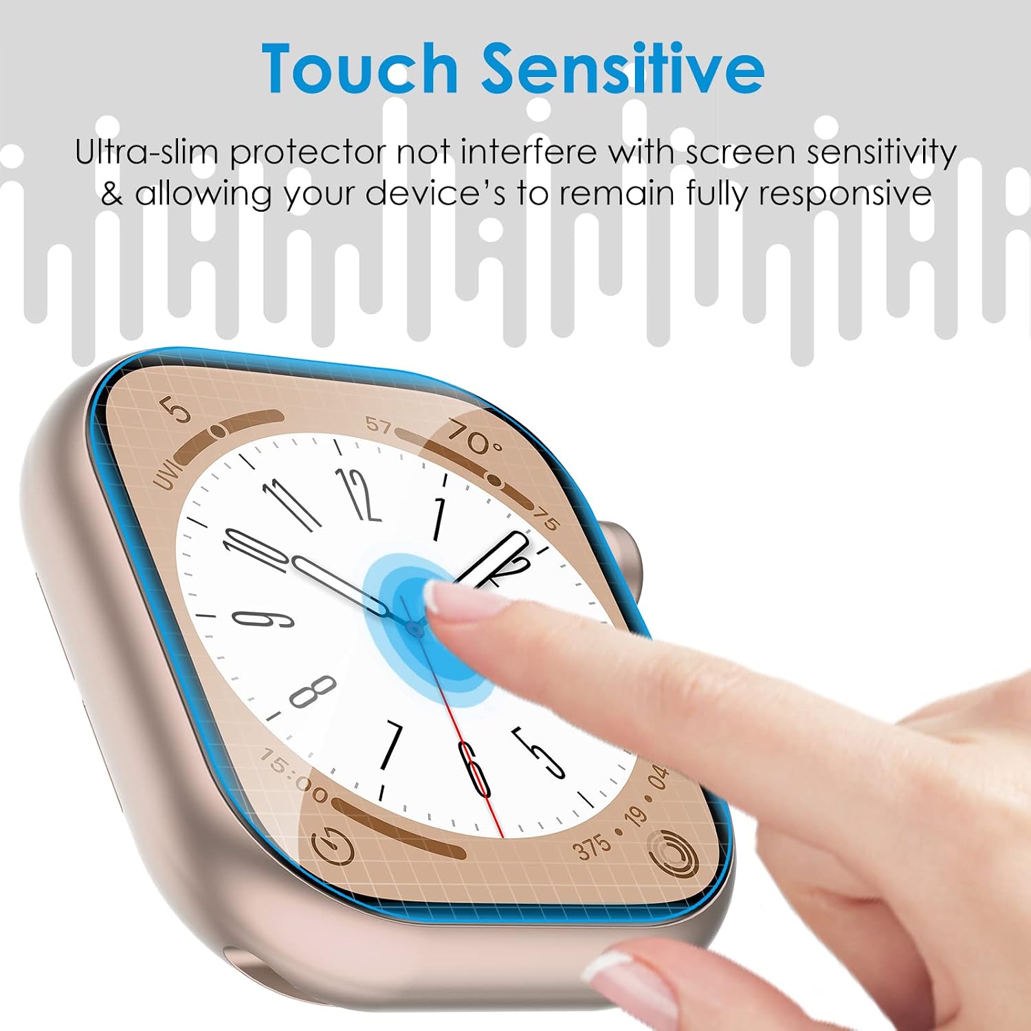 Thumbnail 4 de UniqueMe 6 Pack Screen Protector 40mm