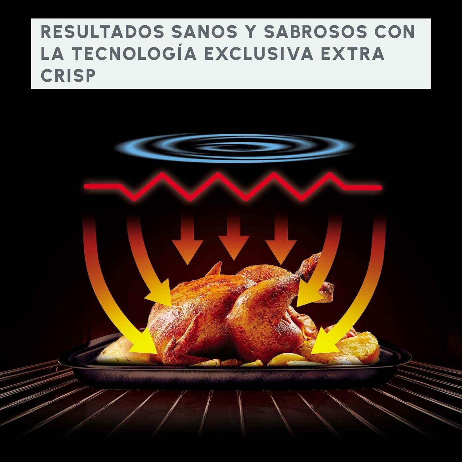 Detalle 2 de Moulinex Easy Fry Air Fryer Oven 20L 🍟 Horno y freidora digital