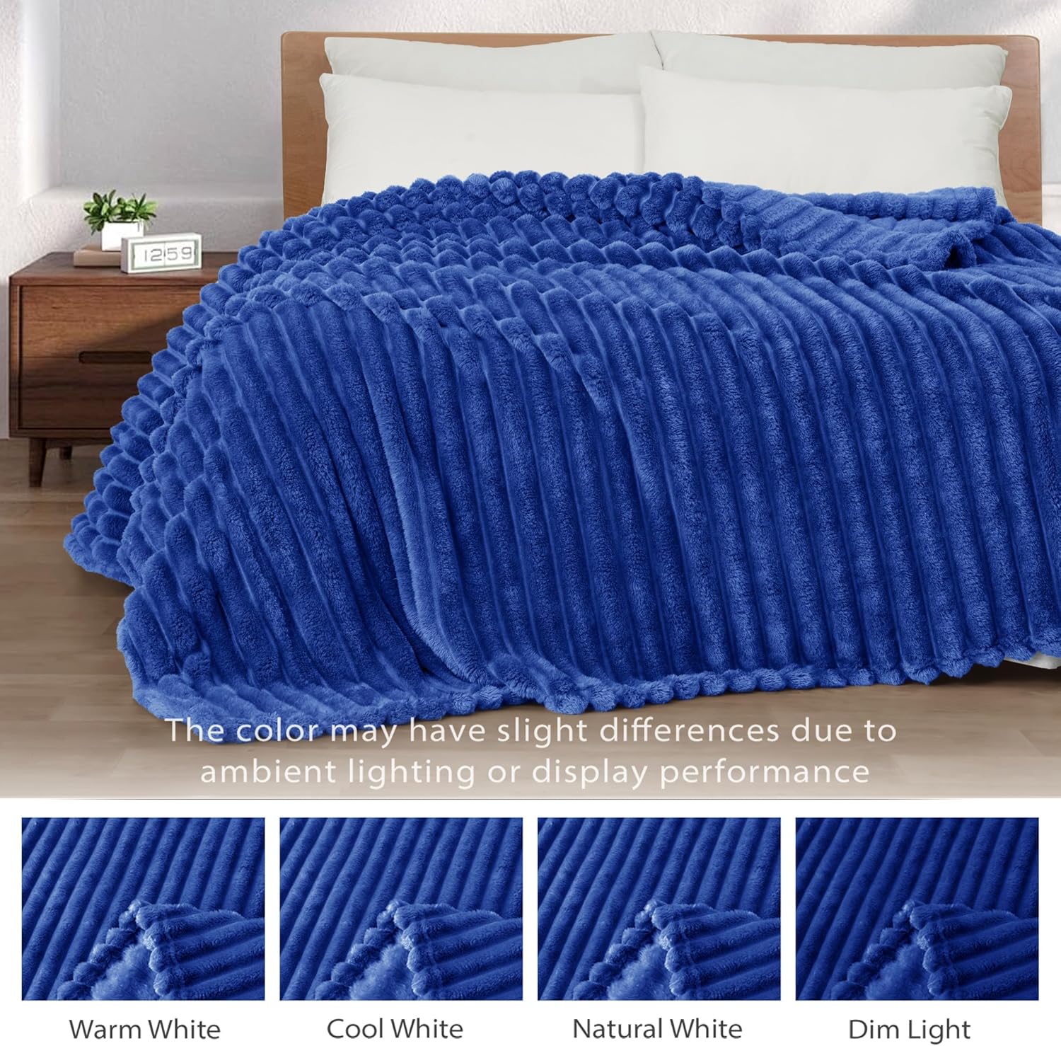Thumbnail 2 de Queen Size Flannel Fleece Blanket 90x90
