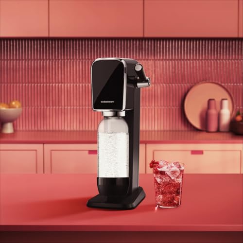 Detalle de Sodastream Classic – Lot de 3 bouteilles réutilisables 1 L sans BPA, compatibles Gaia/Terra/Art/Ensō (noires)