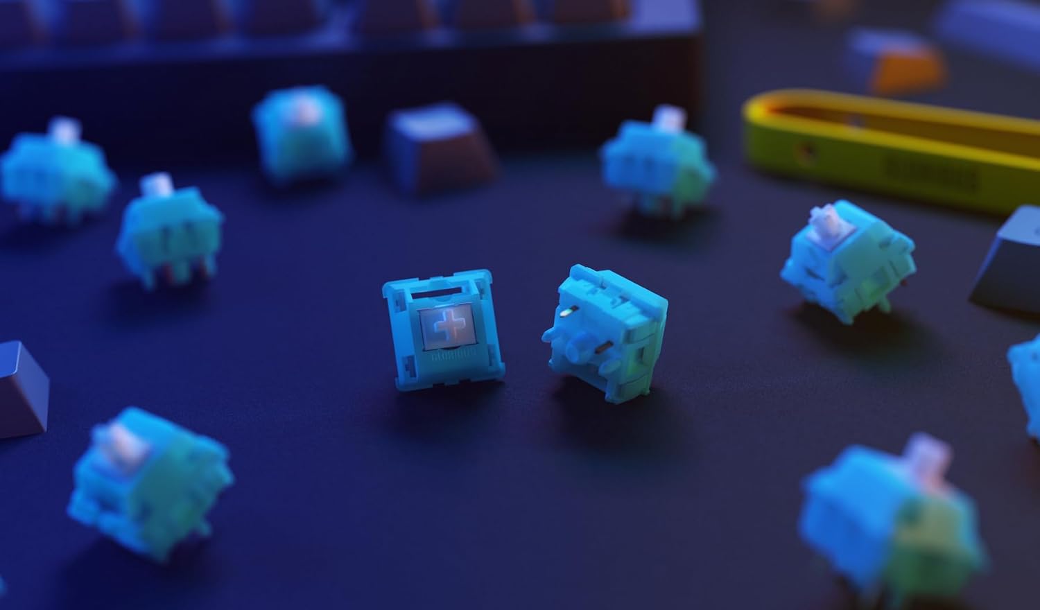 Detalle 2 de GLORIOUS Gaming 36 switches Lynx – linéaires, lubrifiés, pour Clavier GMMK 2/Pro et Numpads GMMK