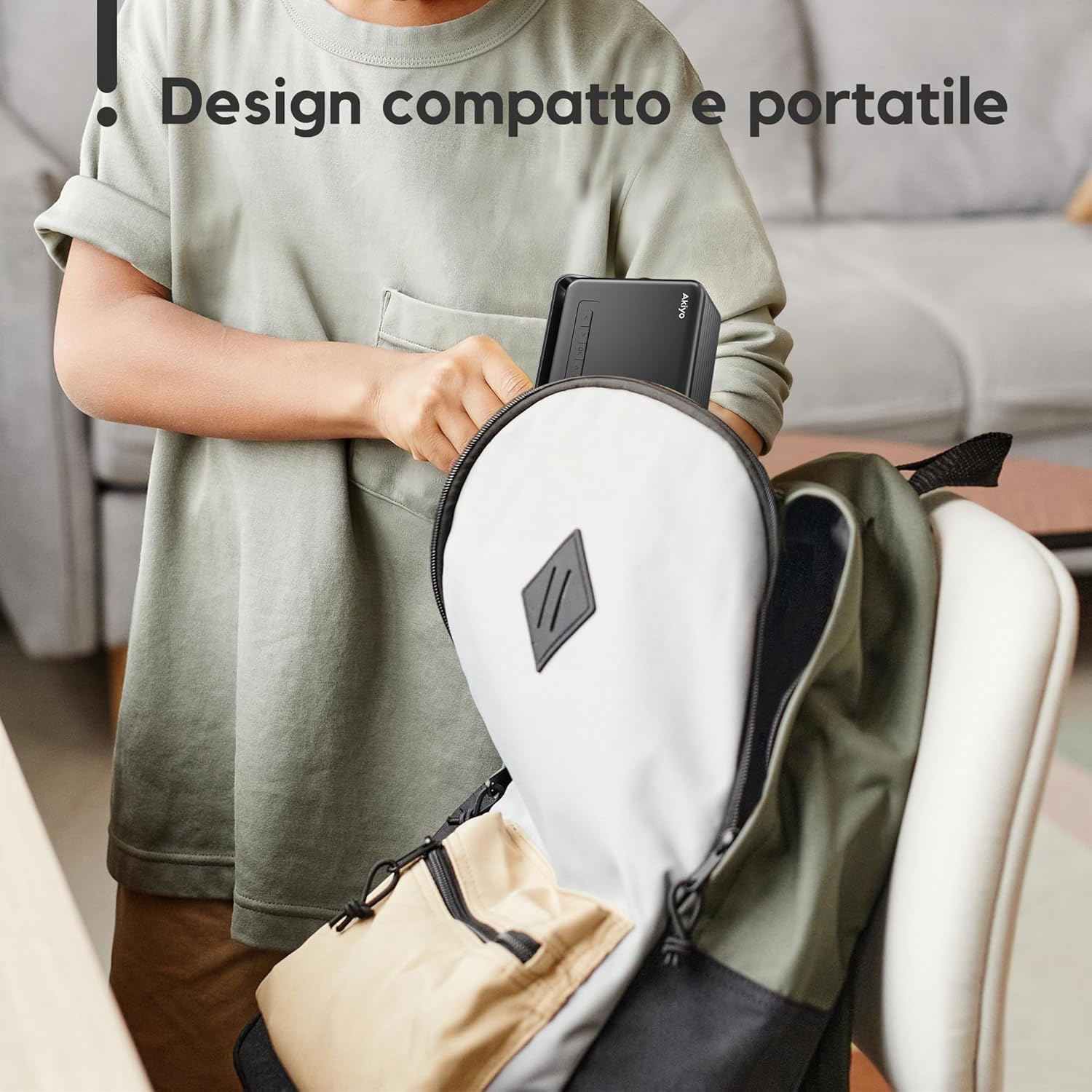 Thumbnail 1 de AKIYO O1 Proiettore Portatile: mini, potente e versatile per casa e viaggio