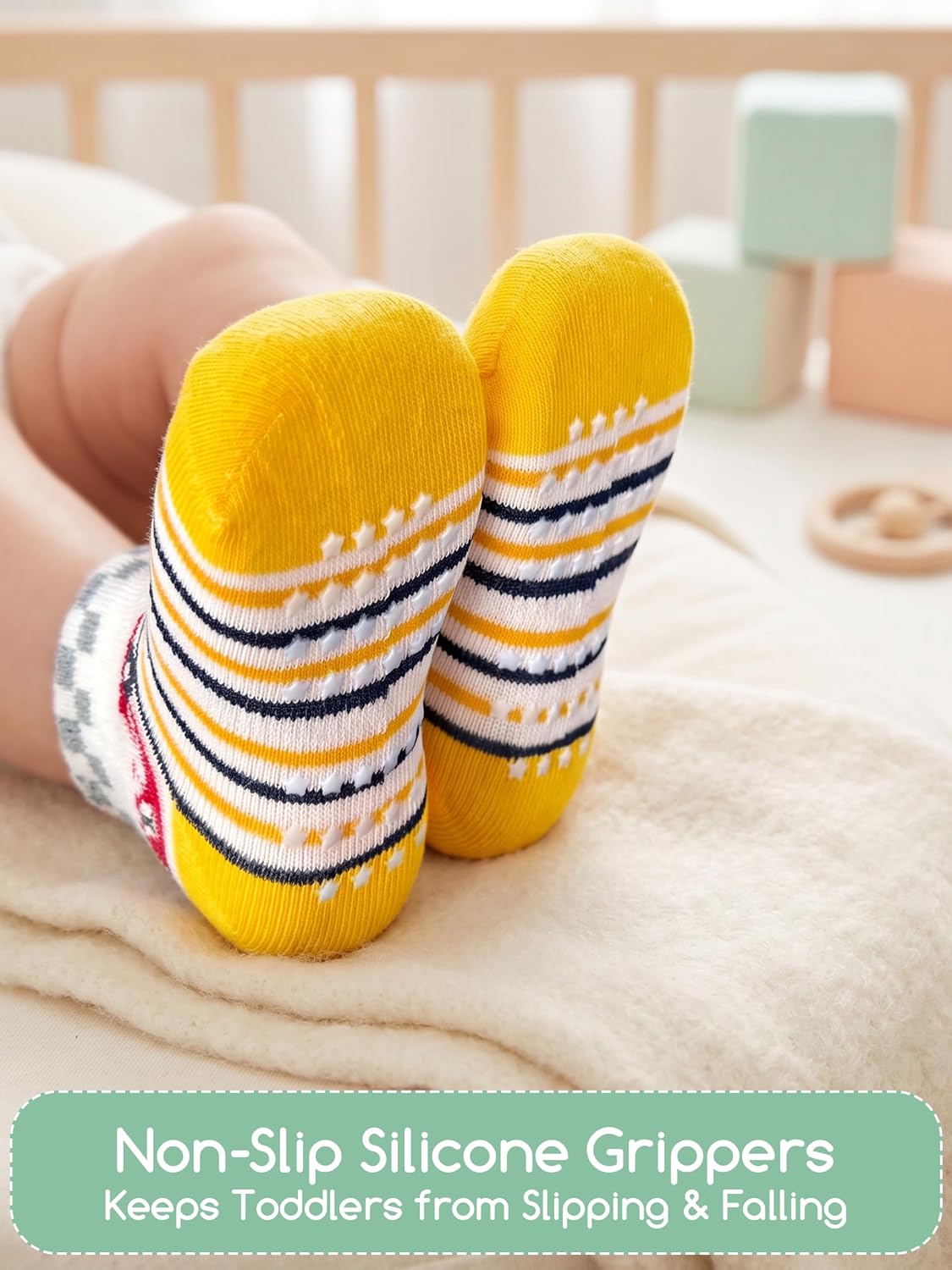 Detalle 2 de Aroveea Toddler Socks, 12-Pack