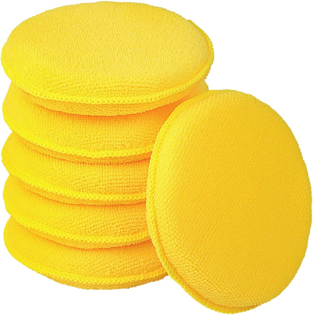 Thumbnail 6 de FONAROLL Microfiber Wax Applicator Pads (5" Diameter, 6 Pack)