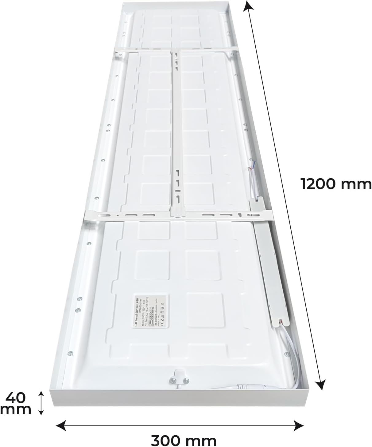 Thumbnail 4 de LED ATOMANT Plafón LED Panel de superficie 120x30 cm 48W con CCT (selector 3000/4500/6500K) y driver incluido