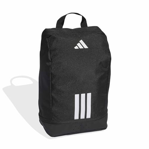 Detalle de adidas Unisex Tiro Shoebag Shoe Bag – Black/White (One Size)