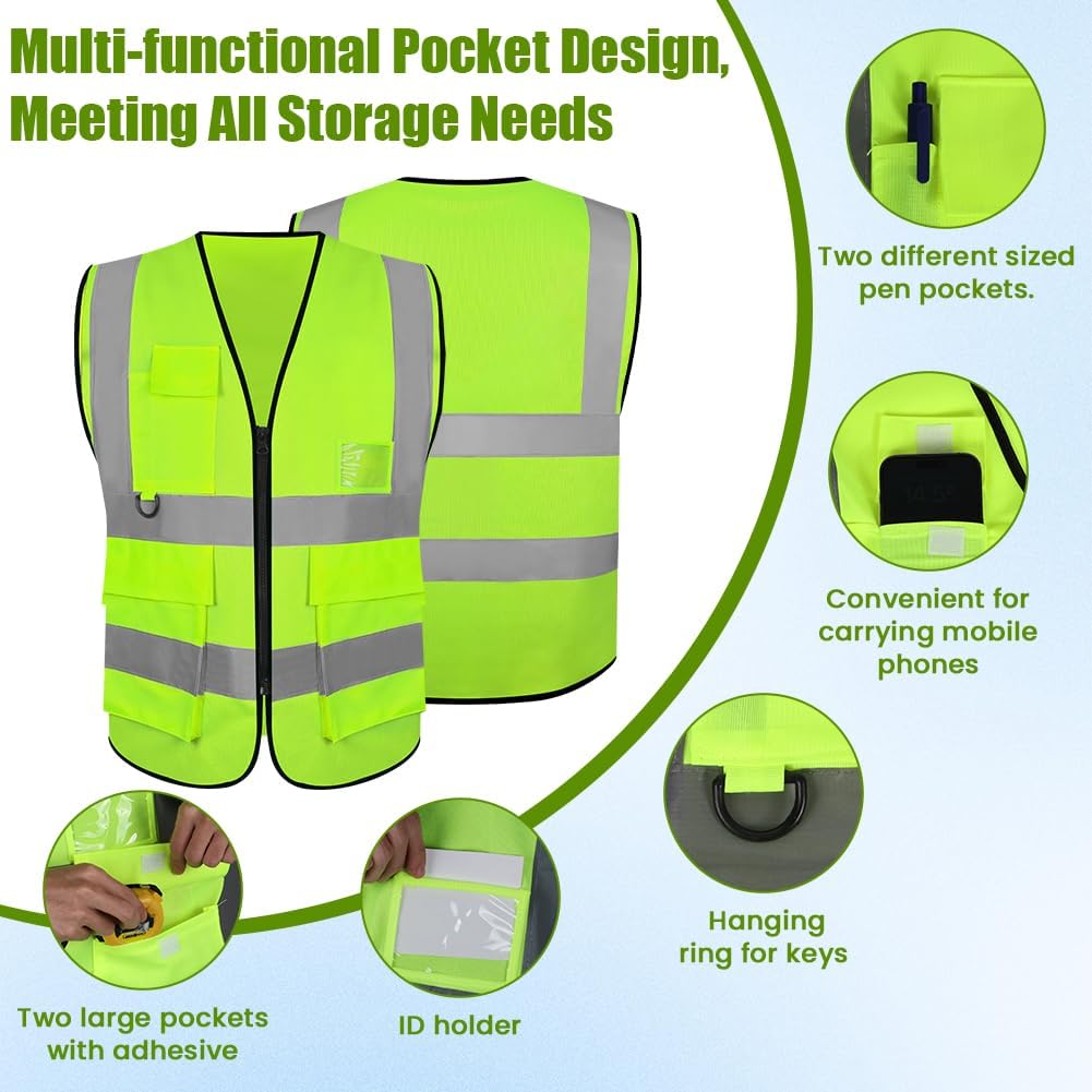 Thumbnail 2 de Adiwo Gilet di Sicurezza Riflettente 5 cm 👷♂️