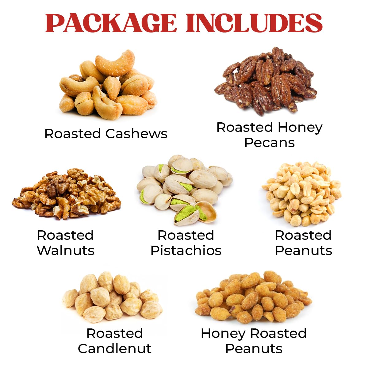 Detalle 2 de Nuts Gift Basket with 7-Section Platter