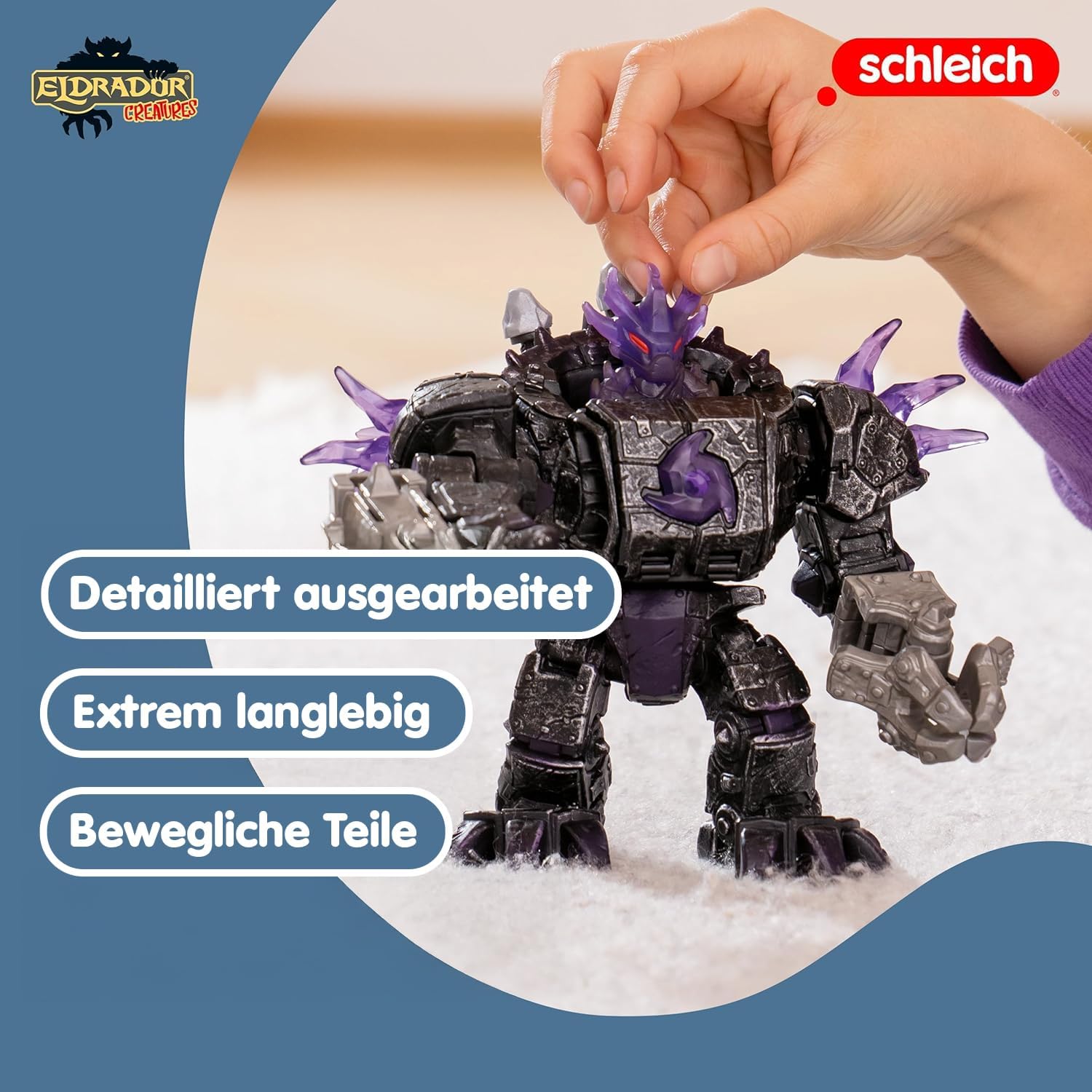 Thumbnail 2 de SCHLEICH Eldrador Schatten Master-Roboter 42557 mit Mini Creature 17 Teile
