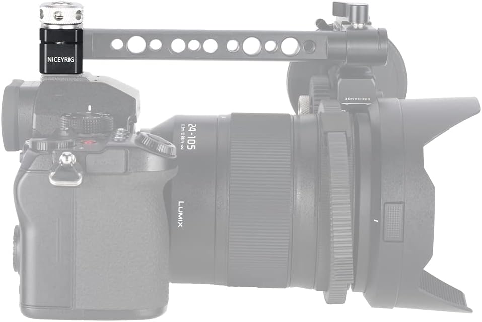 Thumbnail 2 de NICEYRIG 15mm Rod Clamp with Cold Shoe Mount