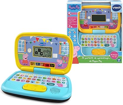Detalle de VTech Peppa Pig - Ordenador Interactivo de Aprendizaje 🌟