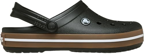 Detalle 1 de Crocs Crocband Gum Clog – leichter Unisex-Clog aus Croslite, Schwarz, EU 38-39