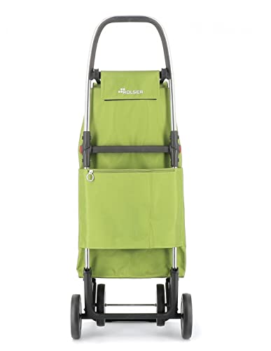 Thumbnail 3 de ROLSER I-MAX MF Carro plegable de aluminio con 4 ruedas y bolsa, color Lima