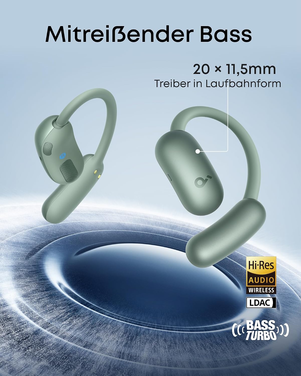 Thumbnail 5 de soundcore AeroFit 2 Open‑Ear, 42 h
