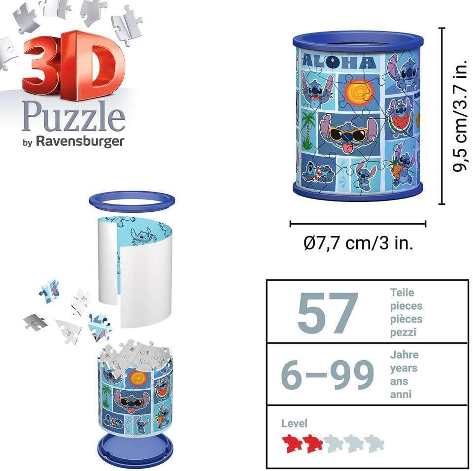 Thumbnail 4 de Pot à crayons 3D Stitch – Puzzle