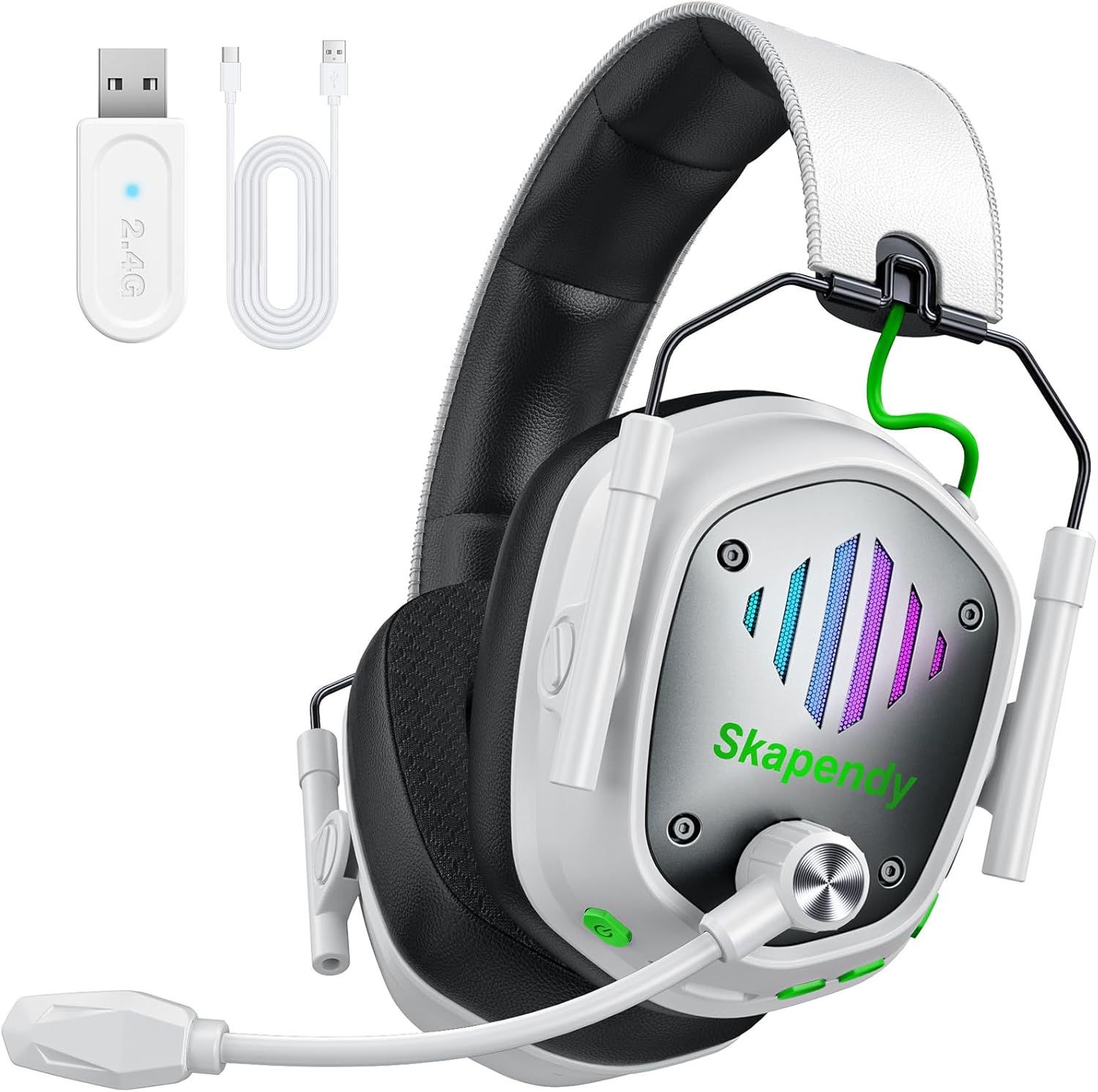 Detalle de Skapendy Wireless Gaming Headset 50Hrs