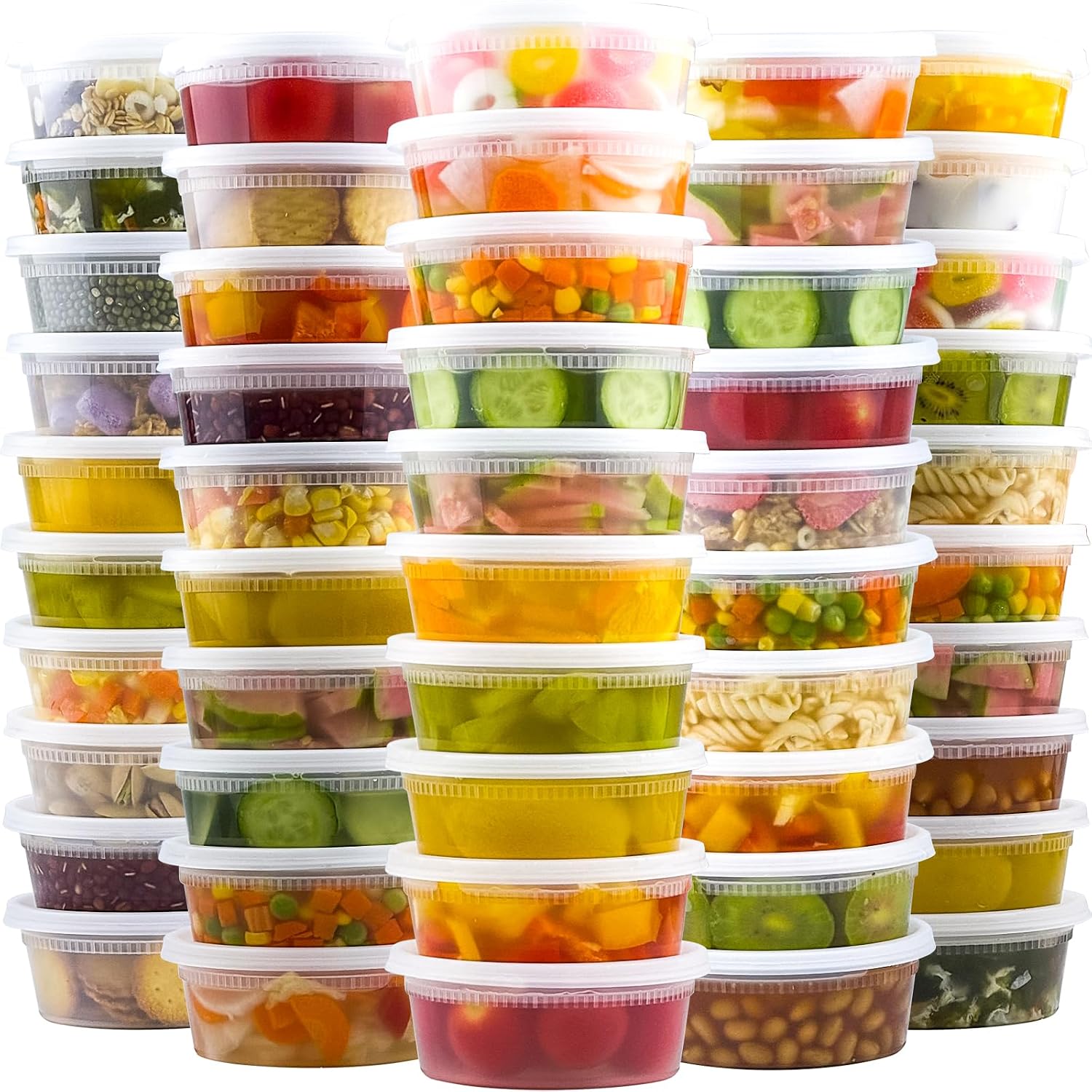Detalle de Dealusy 32 oz Deli Containers 50-Pack 🥣