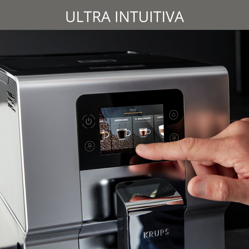 Thumbnail 1 de Krups Intuition Preference+: Cafetera superautomática con molinillo para espresso personalizado