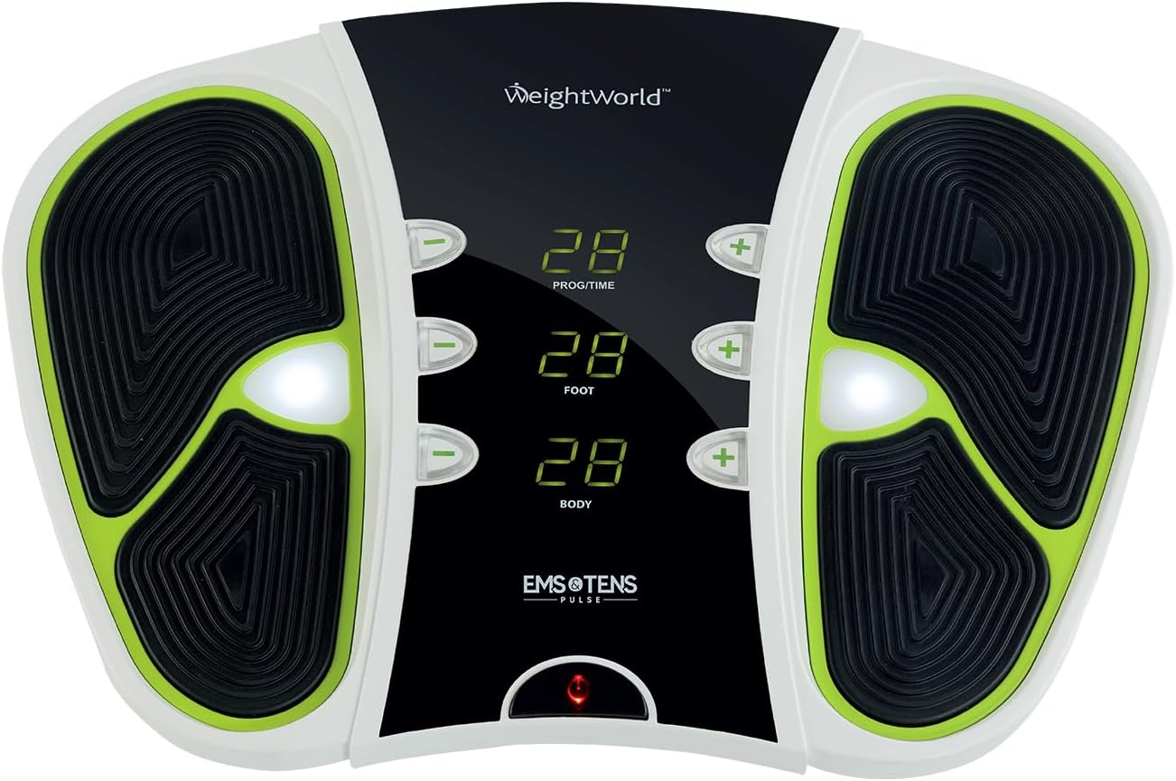 Detalle de WeightWorld Fußmassagegerät EMS & TENS 99 Stufen