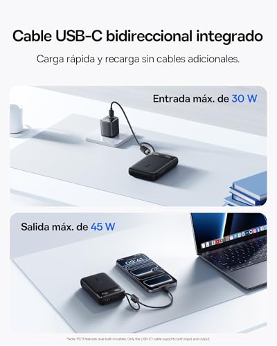 Thumbnail 6 de Baseus FC11 Powerbank 45W 20000mAh con 2 cables USB-C Integrados
