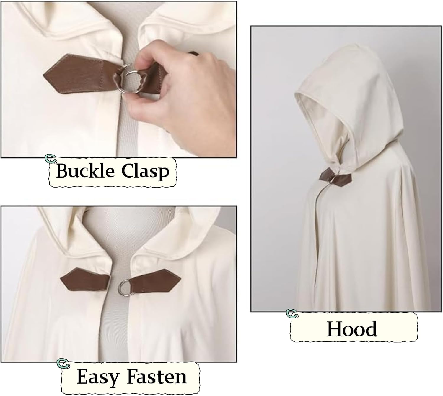Thumbnail 3 de AGCOAH Hooded Cloak Velvet